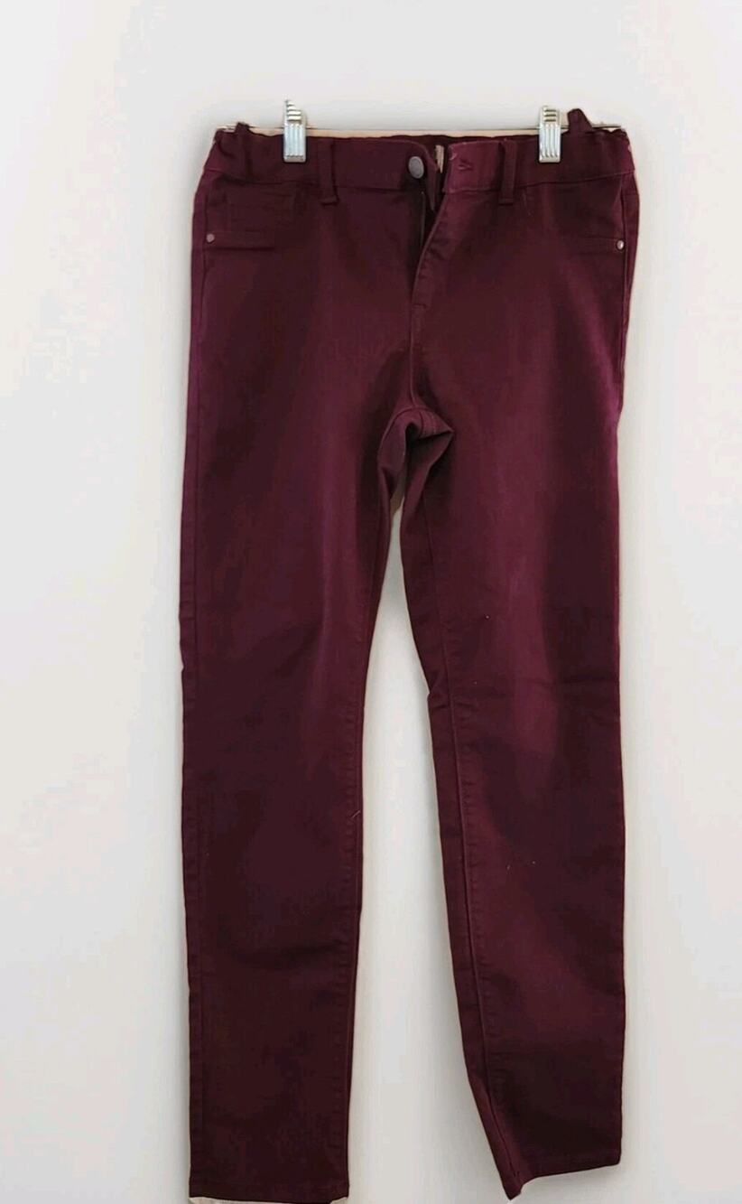 Jordache Super Skinny Jeans Girls 14 Burgandy